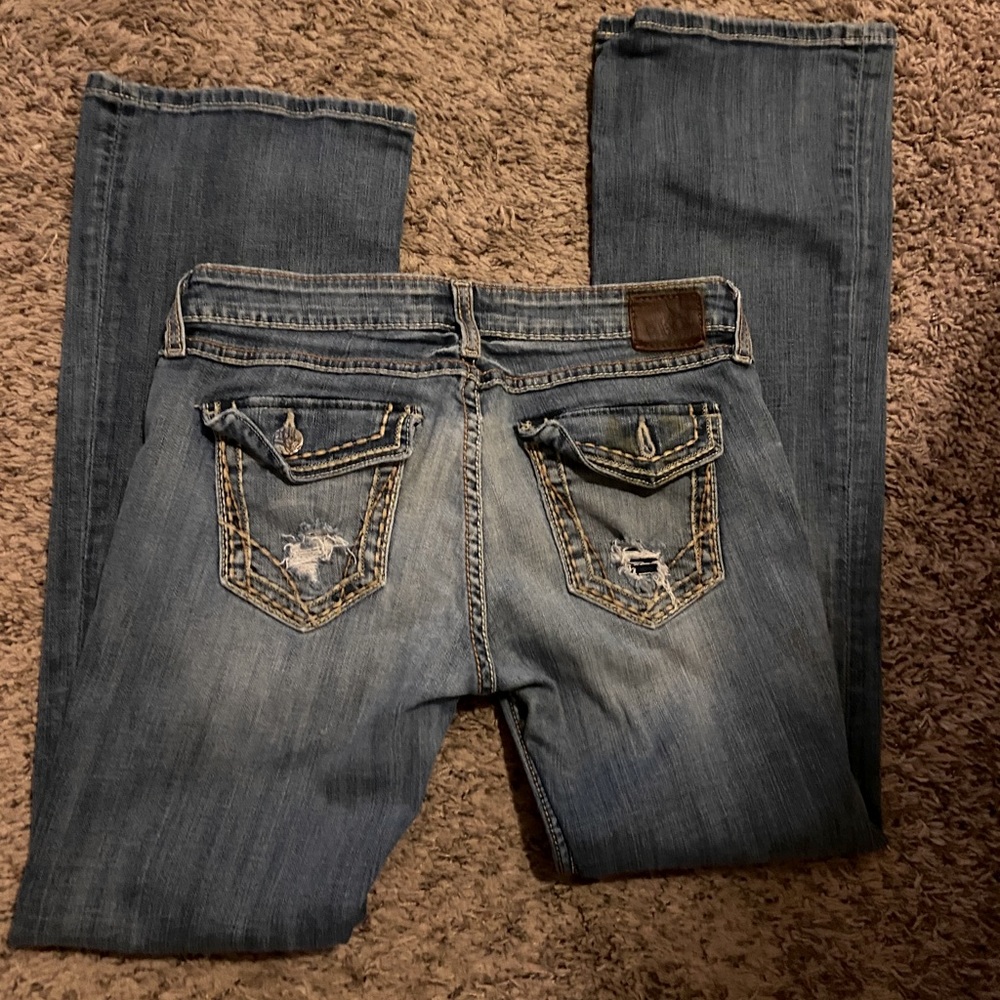 Buckle BKE Stella Distressed Jeans 28x29 1/2